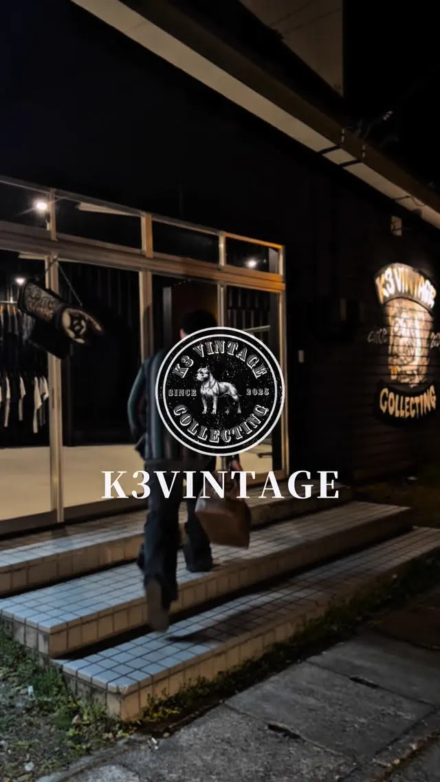 夜のK3VINTAGE店舗