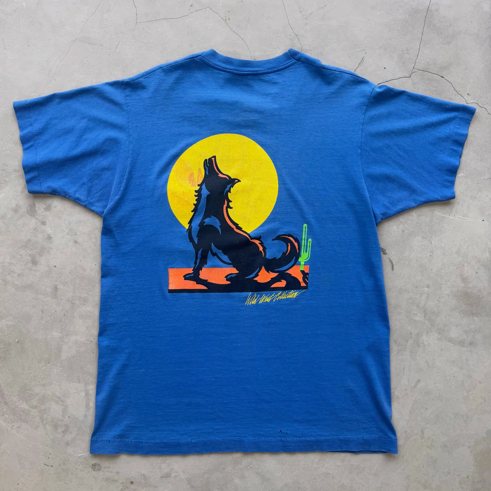 ウルフ柄ビンテージTシャツ